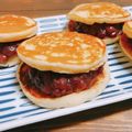 こめsalad's cooksnap of when they made ホケミでしっとりどら焼き♪.