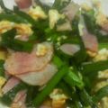 akedon33's cooksnap of when they made 手軽に～ニラとベーコンの炒めもの.