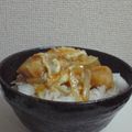 芋の葉's cooksnap of when they made お麩の卵とじ丼♬.