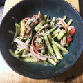 ひろみつばち's cooksnap of when they made もやしときゅうりとカニカマのゴマサラダ.