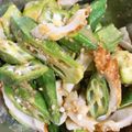 夕飯は６時です's cooksnap of when they made オクラとちくわの胡麻和え.