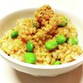 azbjbn's cooksnap of when they made ぱぱっと彩りご飯！　冷凍ご飯で枝豆めし.