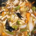 夕飯は６時です's cooksnap of when they made 麻婆風、豚肉と野菜のピリ辛中華あんかけ。.