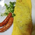 春美姫's cooksnap of when they made 簡単&シンプル　挽肉とたまねぎのオムレツ.