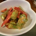 ダンカバー母's cooksnap of when they made 10分で♪パプリカとオクラの中華風サラダ.
