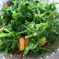 conn's cooksnap of when they made にんじんの葉の胡麻和え.
