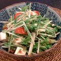 Seacha's cooksnap of when they made 水菜と豆腐のサラダ.