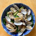 Asaras's cooksnap of when they made 小松菜とあさりの酒蒸し.