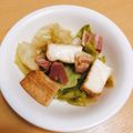 ★ぴよぴよ501★'s cooksnap of when they made 厚揚げとベーコンキャベツ煮.