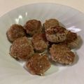 papikun's cooksnap of when they made 豚ひき肉で☆しゅうまい風味のつくね.