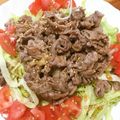ｊ爺ｊ's cooksnap of when they made お肉やわらか〜☆焼肉サラダ♬.