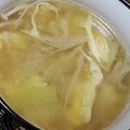ナスの糠漬け's cooksnap of when they made 鶏ガラでふわふわ卵スープ✩.*˚.