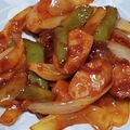 ナスの糠漬け's cooksnap of when they made 魚ニソ玉ねぎピーマンのケチャップ炒め.