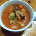 ＊みのりん＊'s cooksnap of when they made アボカドとひよこ豆のトマトスープ.
