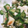 あやみれみちぃ's cooksnap of when they made ネバトロ最高！長芋とオクラの梅肉和え.