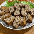 みてみてー！'s cooksnap of when they made お肉感半端ない♡合挽きひき肉でメンチカツ.