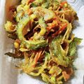 Yuuya_mama's cooksnap of when they made ゴーヤのかき揚げ☆給食メニュー.