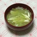 おはなすき's cooksnap of when they made 白瓜とネギの味噌汁.