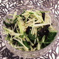 tikariri's cooksnap of when they made 水菜と海苔のわさび和え.