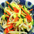 こむぎぱくぱく's cooksnap of when they made もやしときゅうりと人参の中華和え.