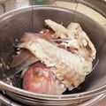 あるばえば's cooksnap of when they made 鯛のあらの下処理（霜降り）.
