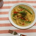 酔いどれ詩人's cooksnap of when they made たっぷりミニトマトの和風パスタ♪.
