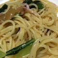 いくちゃんのキッチン's cooksnap of when they made 簡単パスタ♪小松菜とツナ缶.