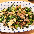 sunny147cm's cooksnap of when they made 豚肉とにらの玉子炒め.