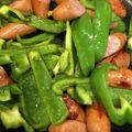 わたるんママ's cooksnap of when they made 苦手克服？ピーマンとウインナー炒め.