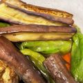 りさニャンコ's cooksnap of when they made 基本の茄子と万願寺唐辛子の揚げ浸し♪.