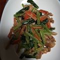 まおにゃん☆ミ's cooksnap of when they made 【やみつき】小松菜とひき肉のオイマヨ炒め.