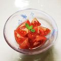三つ葉つくし's cooksnap of when they made レモン爽やかトマトの砂糖漬け.