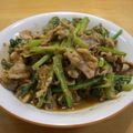 どりあや's cooksnap of when they made 小松菜と豚肉の炒め物.