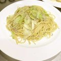 ☆くしゃん☆'s cooksnap of when they made しらすとキャベツのペペロンチーノ.