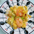 ぴこ♡'s cooksnap of when they made ☆エビとキャベツの卵炒め☆.