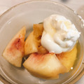 どあら。's cooksnap of when they made 水切りヨーグルトと桃のデザート.