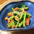 ちゃちゃまる26's cooksnap of when they made 小松菜とちくわの香ばし炒め.