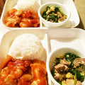ame-ikuru's cooksnap of when they made 青菜と豚肉とたまごの三色炒め★.
