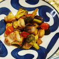 kazunaring's cooksnap of when they made 鶏もも肉とナスとトマトのさっぱり炒め.