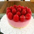 melmarilyn's cooksnap of when they made ラズベリーのヨーグルトレアチーズケーキ.