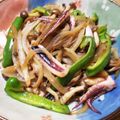 みかりんさん。's cooksnap of when they made 塩麹で☆いかとピーマンのカレーバター炒め.