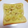 ＊なぁ＊'s cooksnap of when they made バナナトースト.