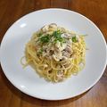 Nilmini's cooksnap of when they made m簡単！きのこと豚の味噌クリームパスタ.