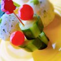 ❤️かわだん❤️'s cooksnap of when they made ❂❂3段胡瓜ピック❂❂.