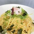 みなと食堂's cooksnap of when they made 温玉のせ☆しらすと大葉の和風パスタ.