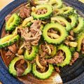 りかぼ's cooksnap of when they made ゴーヤ♡牛肉のオイスターソース炒め.