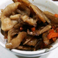 4double5's cooksnap of when they made 鶏皮の甘辛炒め.