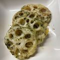 ちゃんこまんさん's cooksnap of when they made レンコンのり塩チーズ焼き.