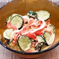 あーこ姐's cooksnap of when they made 簡単♡無限パクパクきゅうりカニカマ和え♡.