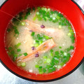 あおちゃん's cooksnap of when they made 伊勢海老風!?甘エビの味噌汁.